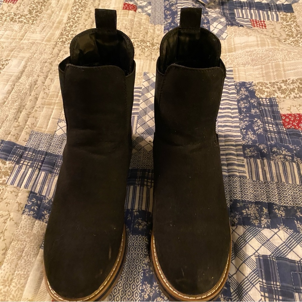 Black Suede Ankle Boots